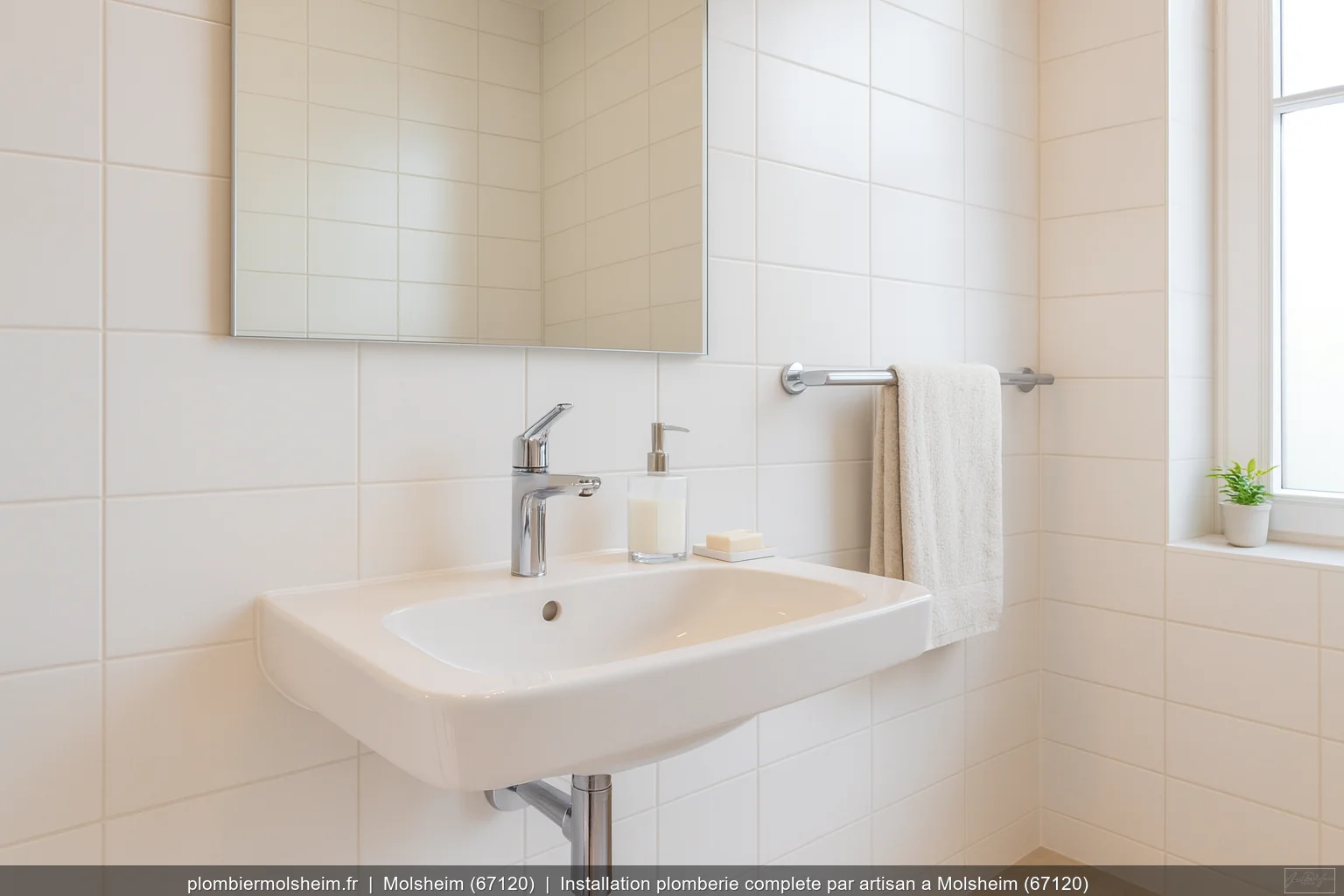 Installation plomberie complete par artisan a Molsheim (67120)